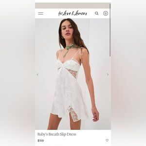 For Love and Lemons Baby's Breath Slip Dress